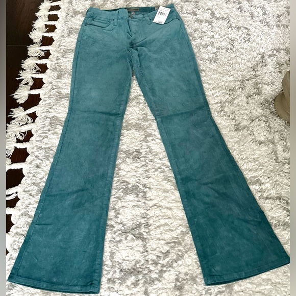 ‼️RARE‼️🎸KUT from the Kloth🎸🔥NWT🔥Karen Bootcut Corduroy Pants in Lagoon—4 - Picture 2 of 16